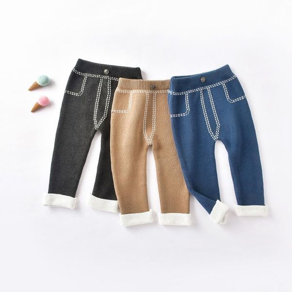 trousers toddler boys girls knitted wool pants autumn infant baby cotton solid kids casual stretch leggings, Blue
trousers toddler boys girls knitted wool pants autumn infant baby cotton solid kids casual stretch leggings, Blue
