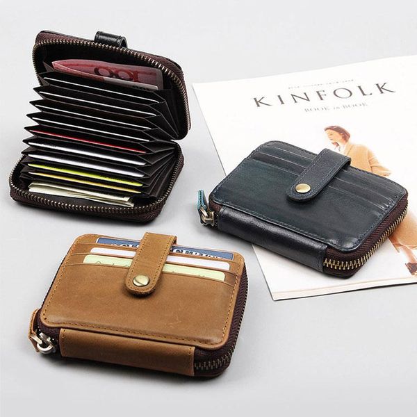 card holders genuine leather mini coin purse hold small zipper men real skin wallet women, Brown;gray
card holders genuine leather mini coin purse hold small zipper men real skin wallet women, Brown;gray