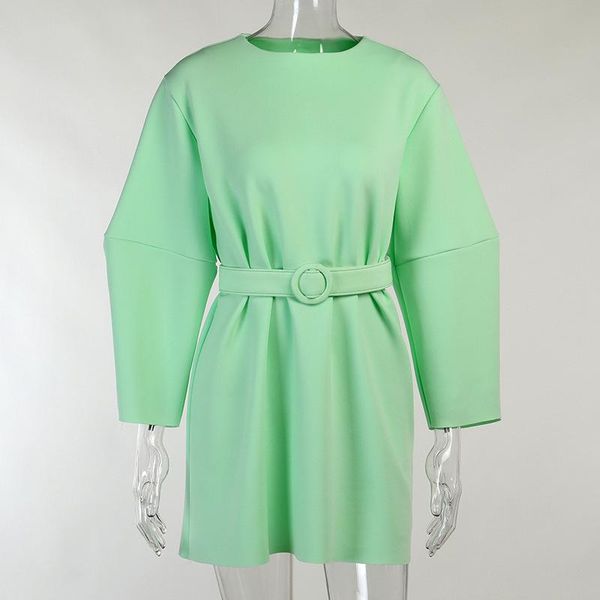 casual dresses o neck 2021 green women hoodies mini sweatshirts dress autumn club long sleeve with belt party y2k woman, Black;gray
casual dresses o neck 2021 green women hoodies mini sweatshirts dress autumn club long sleeve with belt party y2k woman, Black;gray