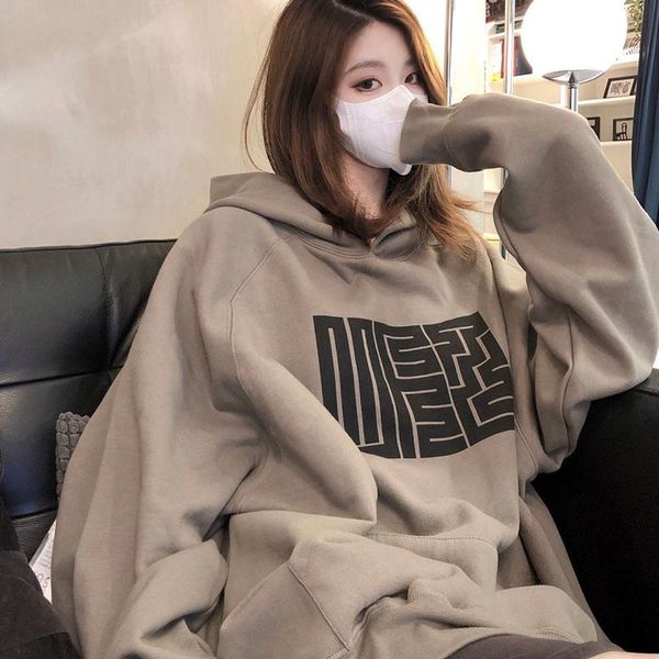 women's hoodies & sweatshirts feminine clothes cotton hooded sweatshirt thin loose oversize itself harajuku graphic printed long sleeve, Black
women's hoodies & sweatshirts feminine clothes cotton hooded sweatshirt thin loose oversize itself harajuku graphic printed long sleeve, Black