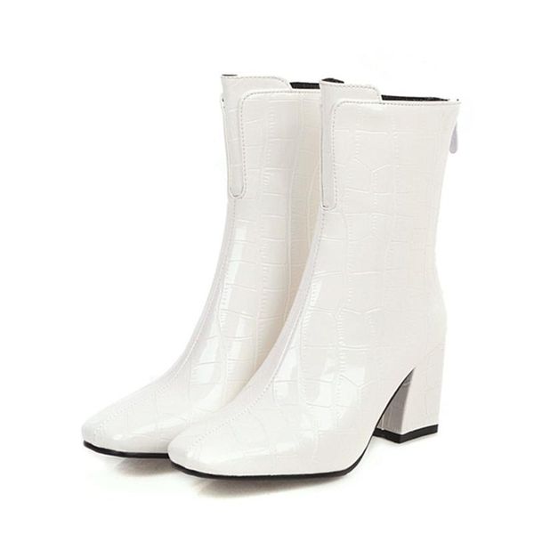 boots fashion ankle for women snake skin motorcycle block high heels short winter white red party shoes, Black
boots fashion ankle for women snake skin motorcycle block high heels short winter white red party shoes, Black