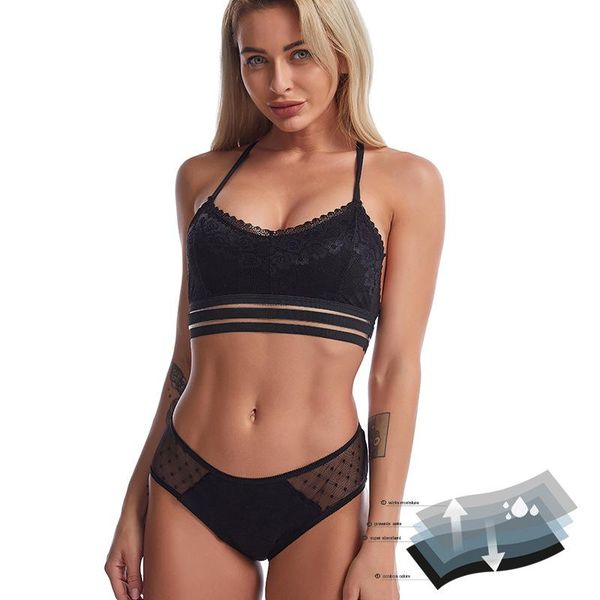 women's panties european and american lace physiological underwear, antibacterial, leak proof sanitary pants before after menstruation, Black;pink
women's panties european and american lace physiological underwear, antibacterial, leak proof sanitary pants before after menstruation, Black;pink