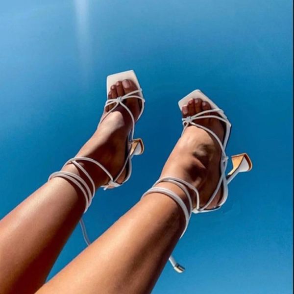 sandals women heels high ladies shoes narrow band square toe cross strap stripper female, Black
sandals women heels high ladies shoes narrow band square toe cross strap stripper female, Black