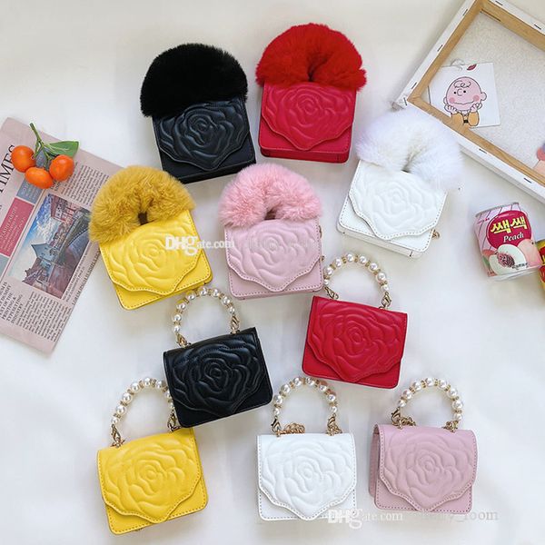 children designer handbag 2021 autumn winter indentation flower fleecy kids one shoulder bags boys girls pearl chain crossbody bag f714, Black
children designer handbag 2021 autumn winter indentation flower fleecy kids one shoulder bags boys girls pearl chain crossbody bag f714, Black