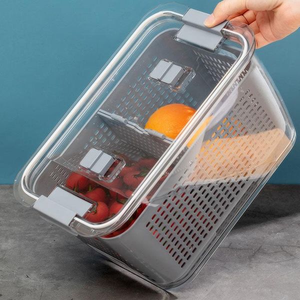 storage bottles & jars vegetable fruit container with high-capacity food-grade pet small holes design durable convenient for fridge est
storage bottles & jars vegetable fruit container with high-capacity food-grade pet small holes design durable convenient for fridge est