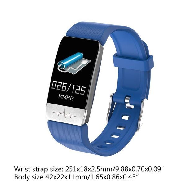 smart wristbands y5la t1s bracelet tempurature heart rate monitor fitness sport watch