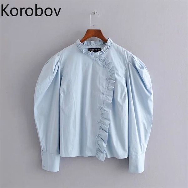 korobov korean o neck ruffles patchwork women blouses vintage elegant long sleeve female shirts chic summer blusas mujer 2a437 210430, White
korobov korean o neck ruffles patchwork women blouses vintage elegant long sleeve female shirts chic summer blusas mujer 2a437 210430, White