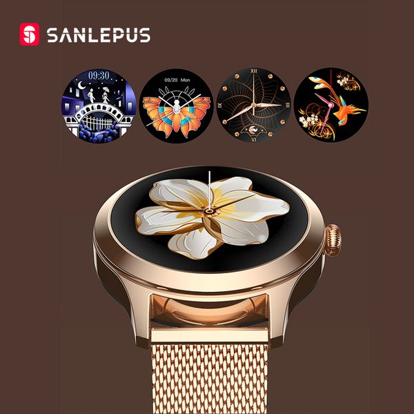 2021 sanlepus stylish womens smart watch luxury waterproof wristwatch stainless steel girls smartwatch for android ios sw10prog, Slivery;brown
2021 sanlepus stylish womens smart watch luxury waterproof wristwatch stainless steel girls smartwatch for android ios sw10prog, Slivery;brown