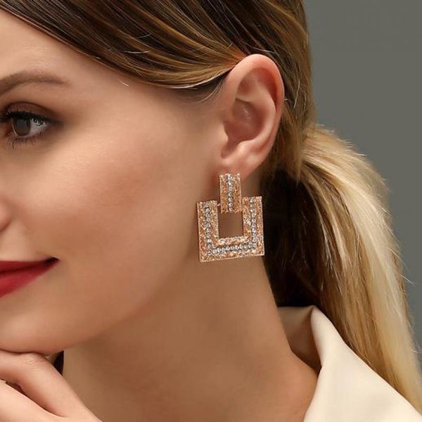 stud geometric square earrings crystal irregular texture for women earing jewelry earings earring kolczyki pendientes, Golden;silver
stud geometric square earrings crystal irregular texture for women earing jewelry earings earring kolczyki pendientes, Golden;silver