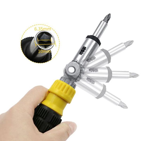hand tools multifunctional ratchet screwdriver 180° can be changed reverse torx hex 6.35mm manual repair tool
hand tools multifunctional ratchet screwdriver 180° can be changed reverse torx hex 6.35mm manual repair tool