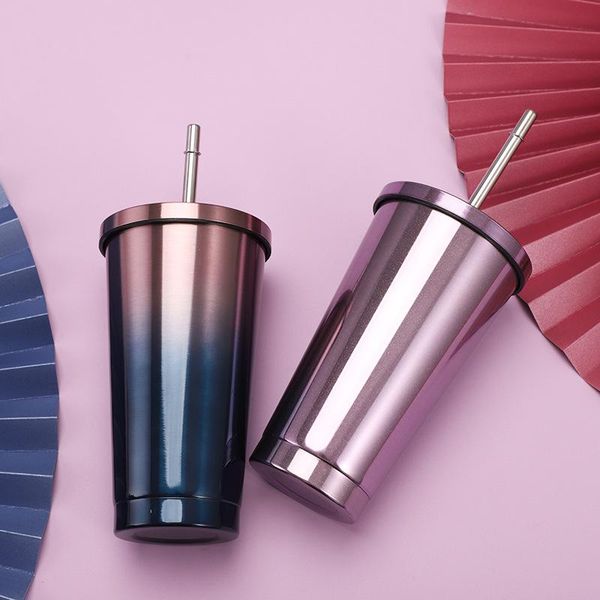 water bottles 500ml creative stainless steel straw cup double layer coffee ice tyrant mug gift customization
water bottles 500ml creative stainless steel straw cup double layer coffee ice tyrant mug gift customization