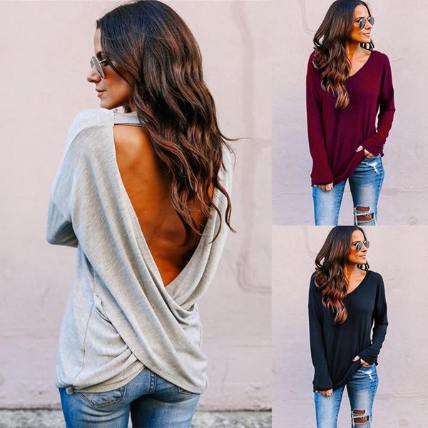 women's t-shirt summer t shirt women casual womens tee shirts harajuku oversized long sleeve ladies clothings backless, White
women's t-shirt summer t shirt women casual womens tee shirts harajuku oversized long sleeve ladies clothings backless, White