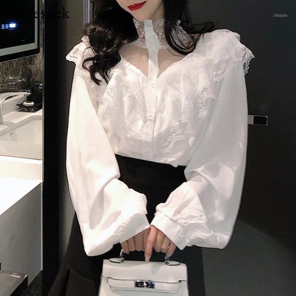spring white blouse women 2021 fashion lace long sleeve office ladies blouses femme ruffles loose casual shirt blusas 10783 women's &
spring white blouse women 2021 fashion lace long sleeve office ladies blouses femme ruffles loose casual shirt blusas 10783 women's &
