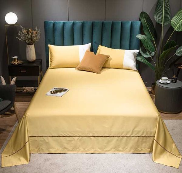 sheets & sets 270*245cm 60s long-staple cotton embroidery solid soft flat sheet oversize bedsheet with case for home el
sheets & sets 270*245cm 60s long-staple cotton embroidery solid soft flat sheet oversize bedsheet with case for home el