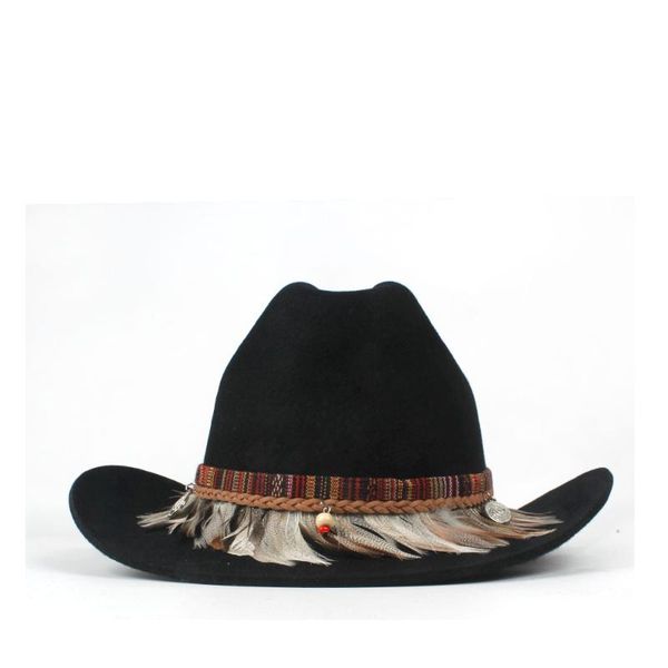 cloches 100% wool women men hollow western cowboy hat gentleman dad roll up brim black outback sombrero hombre montana 57-59cm, Blue;gray
cloches 100% wool women men hollow western cowboy hat gentleman dad roll up brim black outback sombrero hombre montana 57-59cm, Blue;gray