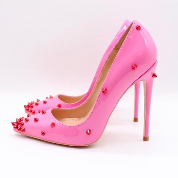 fashion women pumps lady pink paten leather pointy toe studd spikes high heels shoes size33-43 12cm 10cm 8cm dress, Black
fashion women pumps lady pink paten leather pointy toe studd spikes high heels shoes size33-43 12cm 10cm 8cm dress, Black