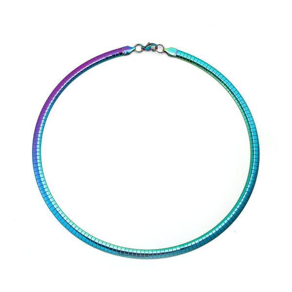 304 stainless steel collar neck necklace multicolor round plating neckalces jewelry women men 45cm(17 6/8") long, 1 piece, Silver
304 stainless steel collar neck necklace multicolor round plating neckalces jewelry women men 45cm(17 6/8") long, 1 piece, Silver