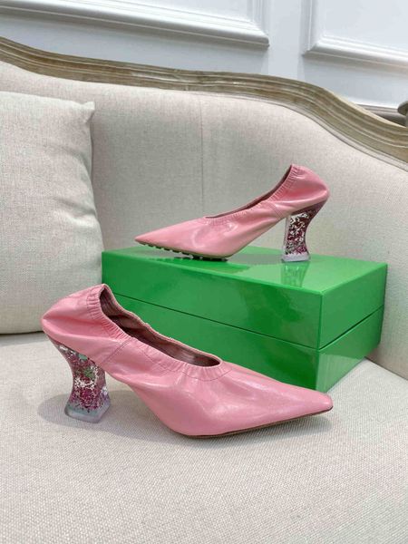 22early spring transparent crystal with elastic nappa leather dress shoes wrinkled face square toe thick heel high heels witch grandma women, Black
22early spring transparent crystal with elastic nappa leather dress shoes wrinkled face square toe thick heel high heels witch grandma women, Black