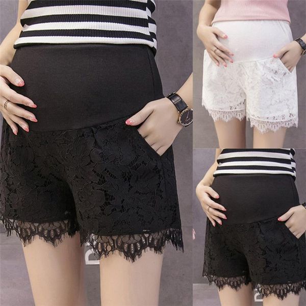 maternity bottoms pregnancy shorts women's short pants summer stretch wear women pant solid lace high waist soft safety pregnant, White
maternity bottoms pregnancy shorts women's short pants summer stretch wear women pant solid lace high waist soft safety pregnant, White