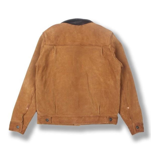 men's leather & faux mens vintage autumn winter genuine jacket retro single breasted cow suede cargo coat man short casual flight jacke, Black
men's leather & faux mens vintage autumn winter genuine jacket retro single breasted cow suede cargo coat man short casual flight jacke, Black
