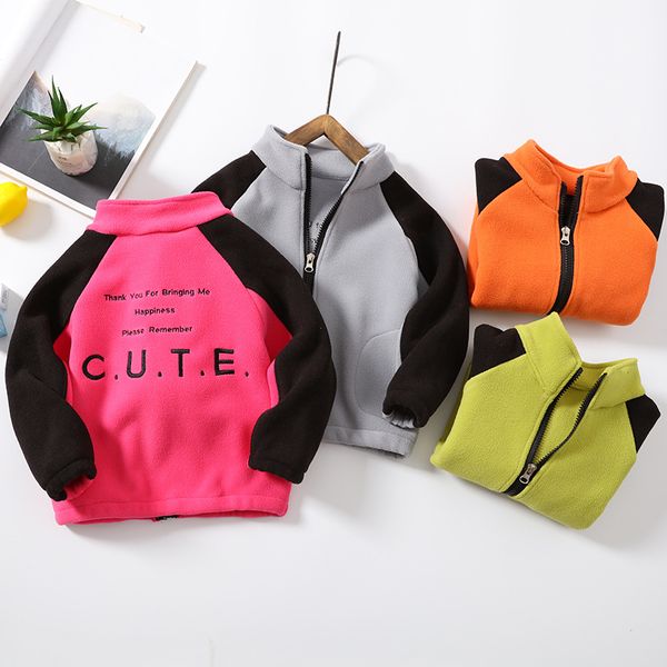 2021 autumn children jacket zipper cardigan girls jacket boys color-blocking letter embroidery fashion outerwear flannel coats, Blue;gray
2021 autumn children jacket zipper cardigan girls jacket boys color-blocking letter embroidery fashion outerwear flannel coats, Blue;gray