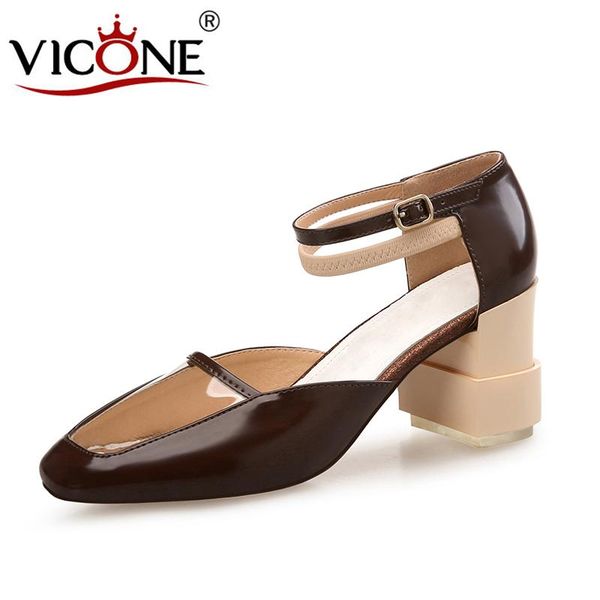 dress shoes vicone women spring summer pointed toe pu retro strange style elegant casual party fashion heels v10174, Black
dress shoes vicone women spring summer pointed toe pu retro strange style elegant casual party fashion heels v10174, Black