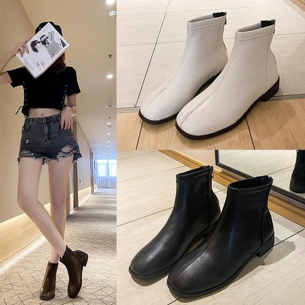 boots women ankle shoes sewing zip pu leather square toe ladies short low heels 2021 autumn female warm, Black
boots women ankle shoes sewing zip pu leather square toe ladies short low heels 2021 autumn female warm, Black