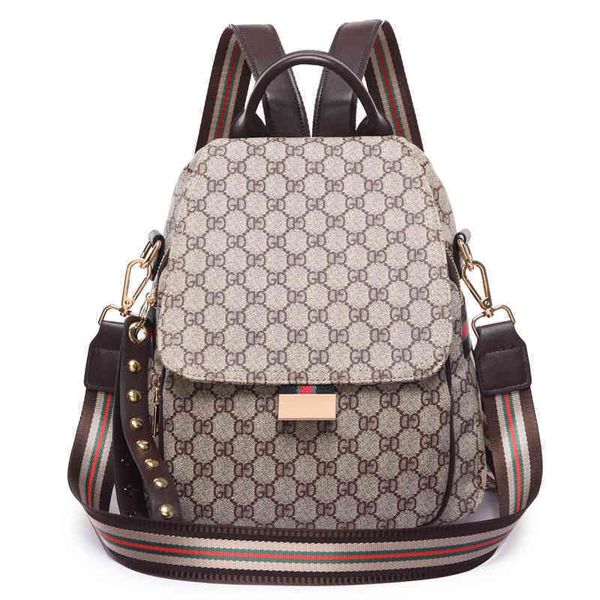 2022 factory wholesale handbag fashion backpack multifunctional backpack outdoor large capacity rivet women's bag
2022 factory wholesale handbag fashion backpack multifunctional backpack outdoor large capacity rivet women's bag