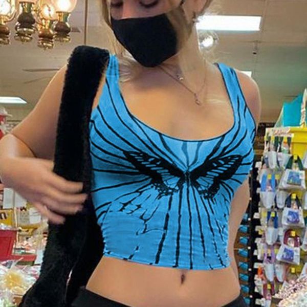 women's tanks & camis gothic clothes black butterfly print girl tank women dark academia y2k aesthetic sleeveless summer, White
women's tanks & camis gothic clothes black butterfly print girl tank women dark academia y2k aesthetic sleeveless summer, White
