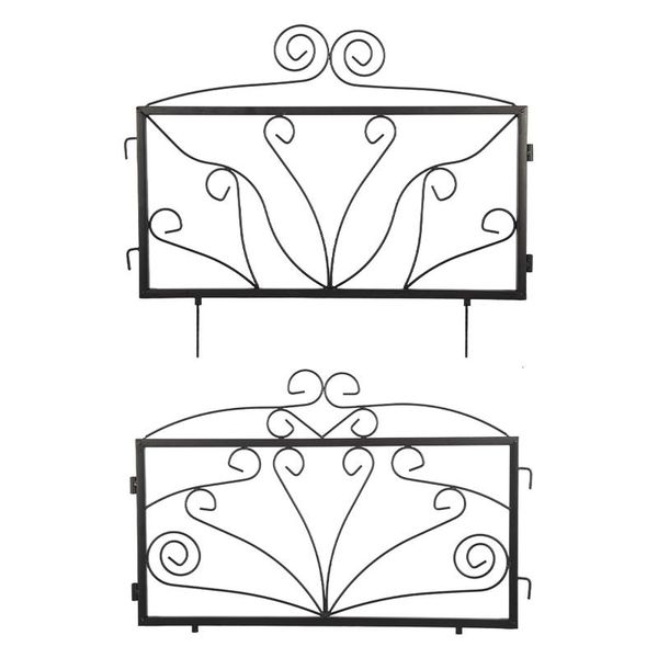fencing, trellis & gates 4 pcs high-quality iron fence courtyard garden decorative guardrail outdoor folding metal coating decor
fencing, trellis & gates 4 pcs high-quality iron fence courtyard garden decorative guardrail outdoor folding metal coating decor