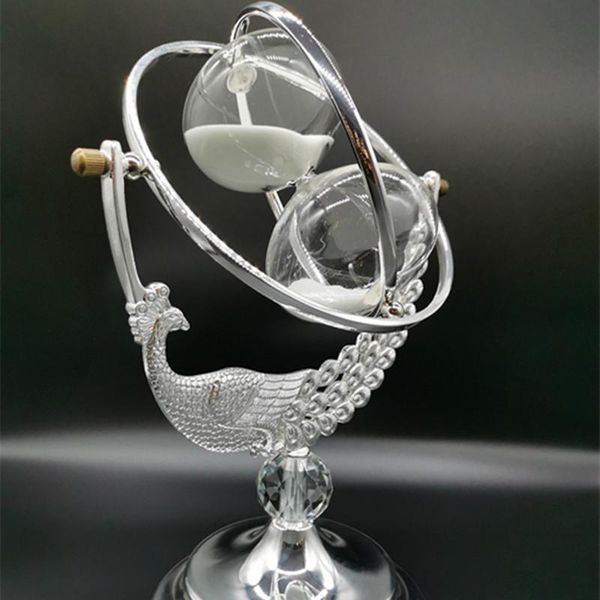 other clocks & accessories white sand clock metal peacock globe rotating hourglass 30 minutes time timer funny desk decor hour glass çocuk s
other clocks & accessories white sand clock metal peacock globe rotating hourglass 30 minutes time timer funny desk decor hour glass çocuk s