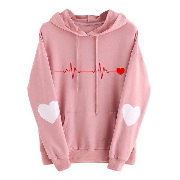 women's hoodies & sweatshirts 2021 women hoodie sweatshirt harajuku long sleeve heart female jumper hooded japanese kawaii streetwear f, Black
women's hoodies & sweatshirts 2021 women hoodie sweatshirt harajuku long sleeve heart female jumper hooded japanese kawaii streetwear f, Black