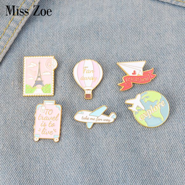 travel life enamel pins custom postage suitcase brooch lapel badge bag cartoon journey jewelry gift for kids friendsdio chan contact, Gray
travel life enamel pins custom postage suitcase brooch lapel badge bag cartoon journey jewelry gift for kids friendsdio chan contact, Gray