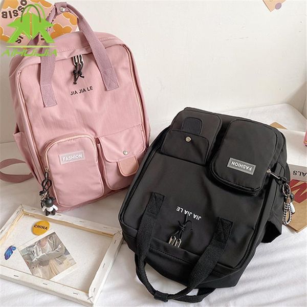 backpack large capacity solid color backpacks waterproof oxford cloth multifunction handbags fashion teenager simplicity schoolbag
backpack large capacity solid color backpacks waterproof oxford cloth multifunction handbags fashion teenager simplicity schoolbag