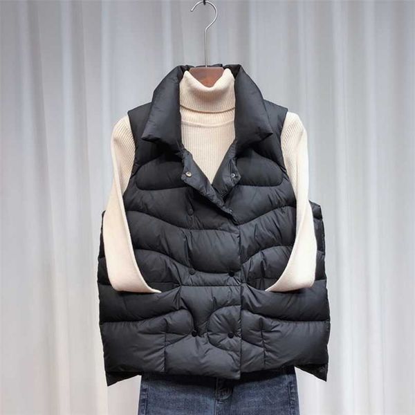 autumn winter 90% white duck down jacket women ultra light warm waistcoat down vest female sleeveless coat vest 211105, Black;white
autumn winter 90% white duck down jacket women ultra light warm waistcoat down vest female sleeveless coat vest 211105, Black;white