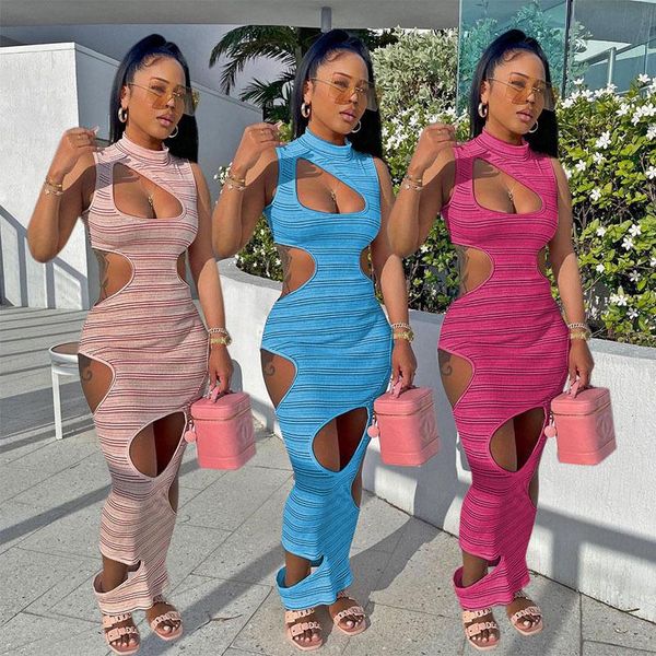 casual dresses elegant striped print streetwear long summer dress women 2021 hollow out sleeveless bodycon club party robe lounge, Black;gray
casual dresses elegant striped print streetwear long summer dress women 2021 hollow out sleeveless bodycon club party robe lounge, Black;gray