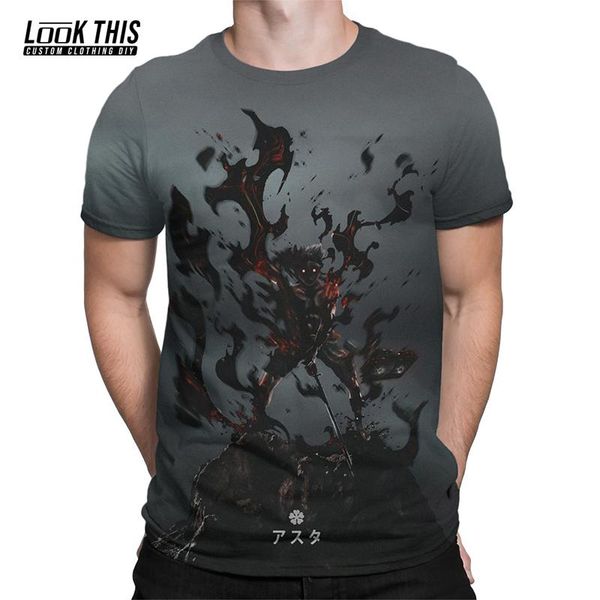 men's t-shirts black clover 3d print oversized t shirts men boy 2021 novelty short sleeve tees harajuku japan anime unisex, White;black 
men's t-shirts black clover 3d print oversized t shirts men boy 2021 novelty short sleeve tees harajuku japan anime unisex, White;black