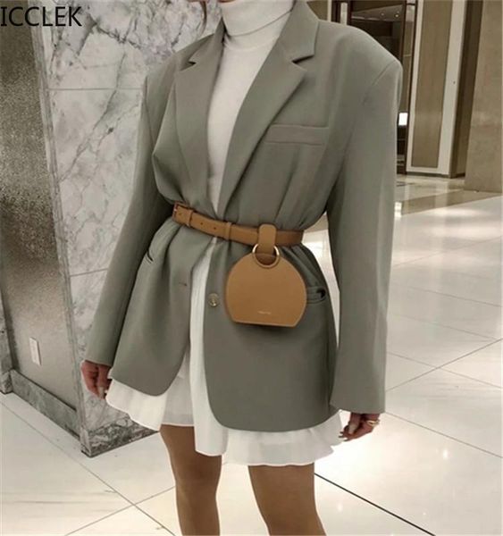 autumn women's fall style solid color lapel single-breasted loose casual long-sleeved blazers jacket suits &, White;black
autumn women's fall style solid color lapel single-breasted loose casual long-sleeved blazers jacket suits &, White;black