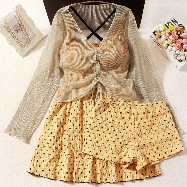 belly show thin students ins wind springs conservative small chest fission three-piece suit female one-piece suits
belly show thin students ins wind springs conservative small chest fission three-piece suit female one-piece suits