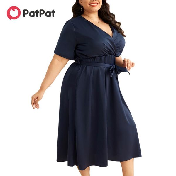 maternity dresses patpat women plus size elegant surplice neck tie belt short-sleeve royal blue maxi dress, White
maternity dresses patpat women plus size elegant surplice neck tie belt short-sleeve royal blue maxi dress, White
