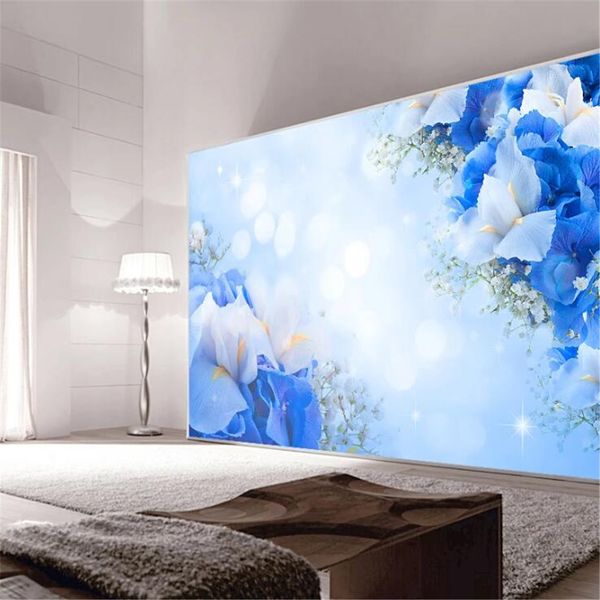 customized large murals fashion home decoration blue fantasy fashion flowers tv background wall wallpaper
customized large murals fashion home decoration blue fantasy fashion flowers tv background wall wallpaper