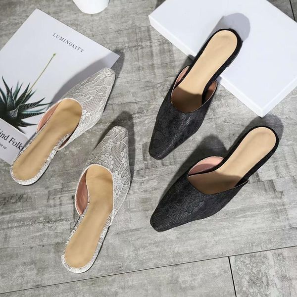 slippers women mules shoes slides spring autumn flat comfortable female slipper outdoor casual lace decor, Black
slippers women mules shoes slides spring autumn flat comfortable female slipper outdoor casual lace decor, Black
