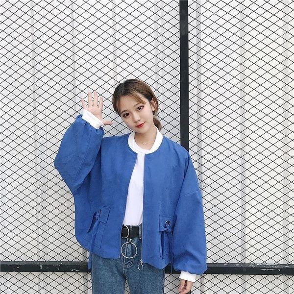 women's jackets short jacket female spring and autumn clothing 2021 korean version of the bf style student loose casual baseb, Black;brown
women's jackets short jacket female spring and autumn clothing 2021 korean version of the bf style student loose casual baseb, Black;brown