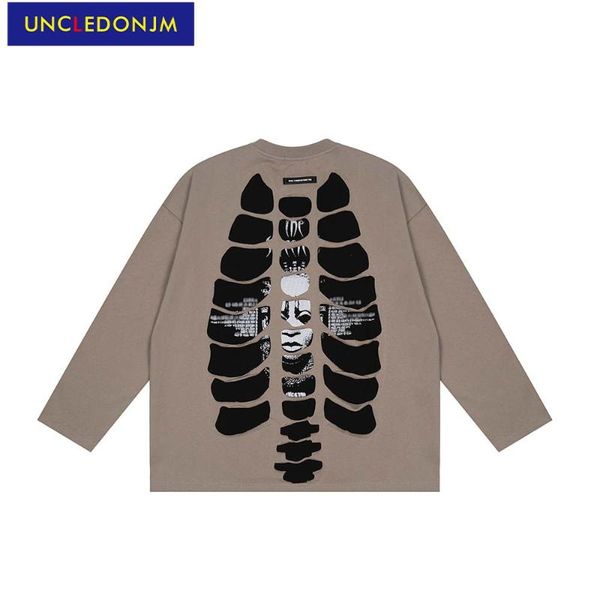 men's hoodies & sweatshirts uncledonjm skeleton print crewneck sweatshirt couple clothes graphic japanese streetwear skateboard hooded, Black
men's hoodies & sweatshirts uncledonjm skeleton print crewneck sweatshirt couple clothes graphic japanese streetwear skateboard hooded, Black