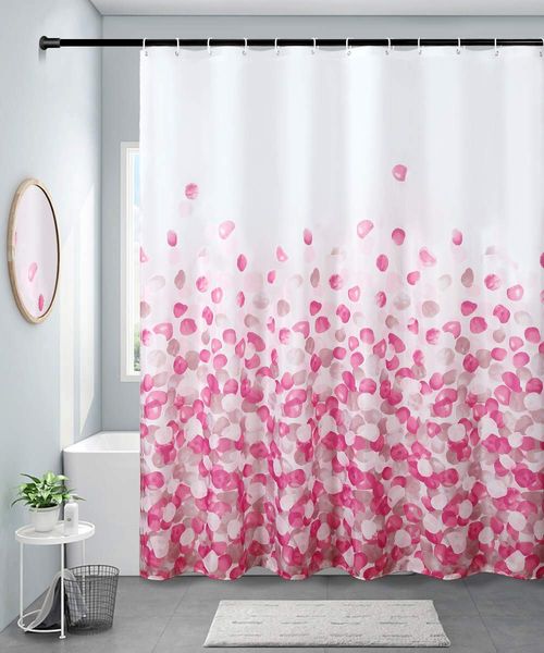 pink shower curtain with 12 hooks bathroom fabric curtains waterproof colorful bath curtain set 72 by 72
pink shower curtain with 12 hooks bathroom fabric curtains waterproof colorful bath curtain set 72 by 72
