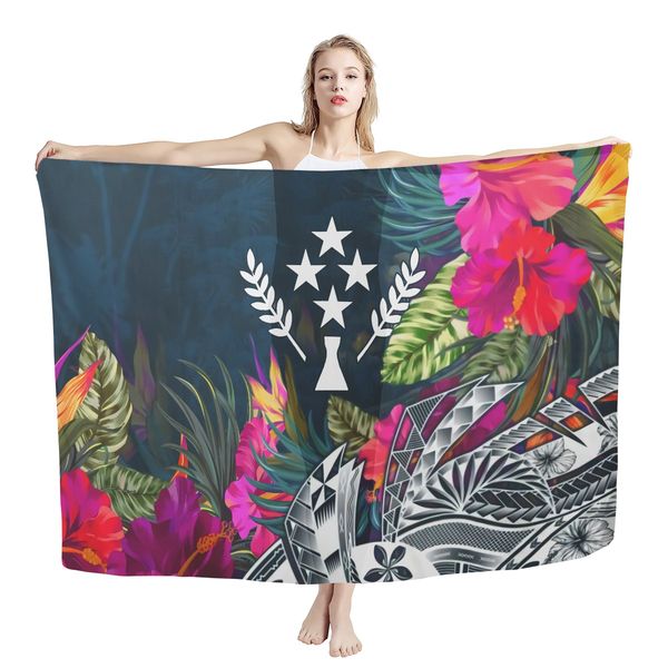 designer scarf polynesia style design women outdoor beach sunscreen sarong scarf shawl scarf print on demand, Blue;gray
designer scarf polynesia style design women outdoor beach sunscreen sarong scarf shawl scarf print on demand, Blue;gray