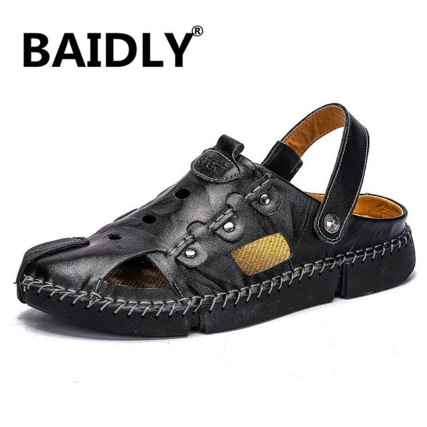 quality genuine leather men sandals outdoor summer slippers casual shoes beach sandalias big size, Black
quality genuine leather men sandals outdoor summer slippers casual shoes beach sandalias big size, Black