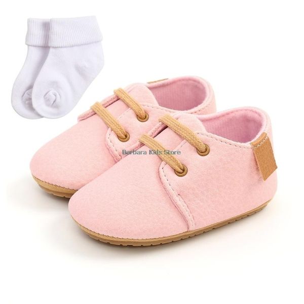 first walkers pu leather shoes with sock for baby boys girls pink born infant crib toddler moocasin
first walkers pu leather shoes with sock for baby boys girls pink born infant crib toddler moocasin