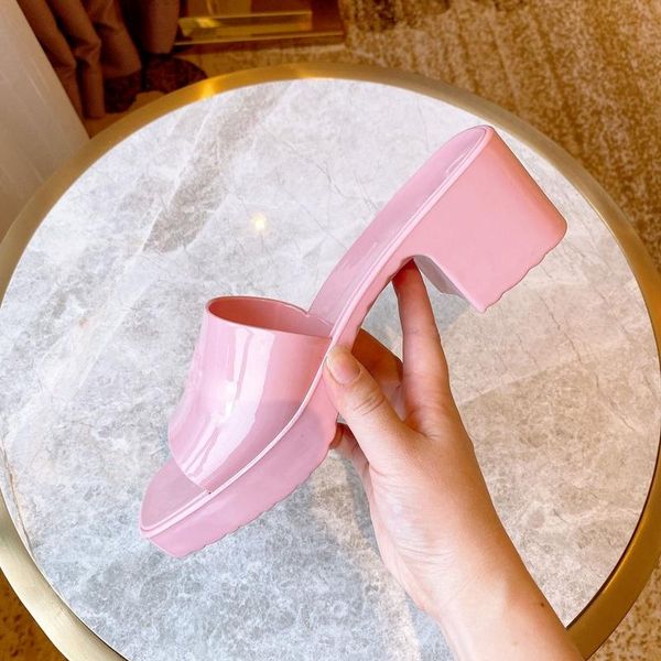 slippers fashion jelly platform slides women shoes summer square open toe block heels mules outdoor beach dress sandals candy color lady, Black
slippers fashion jelly platform slides women shoes summer square open toe block heels mules outdoor beach dress sandals candy color lady, Black