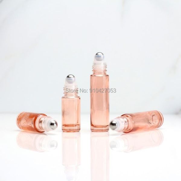 storage bottles & jars 20pcs 5ml 10ml clear pink color thick glass roll on essential oil bottle empty perfume matel bead roller ball for tra
storage bottles & jars 20pcs 5ml 10ml clear pink color thick glass roll on essential oil bottle empty perfume matel bead roller ball for tra